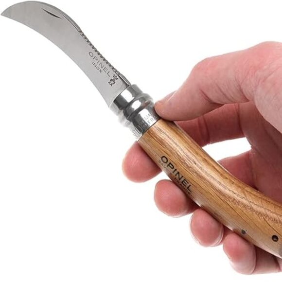 New! Opinel Mushroom Knife with Brush - Picture 2 of 6